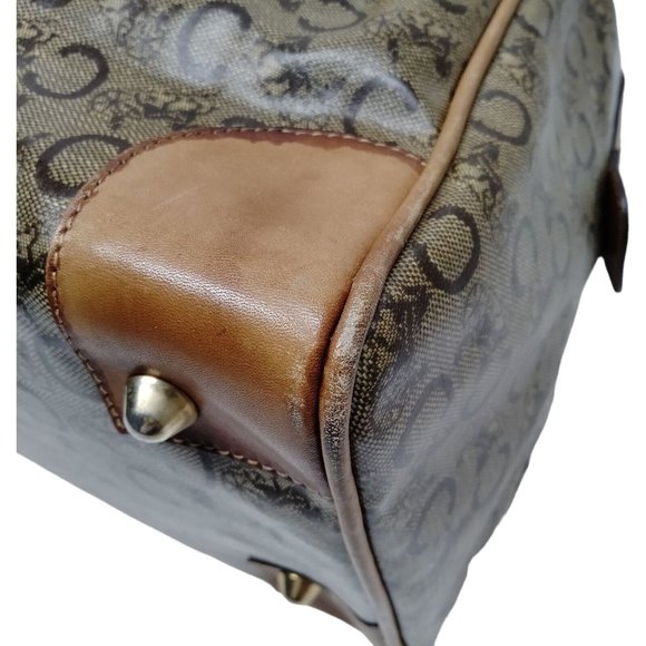 106111E V Celine Satchel Bag Brown PVC. A - Picture 7 of 10